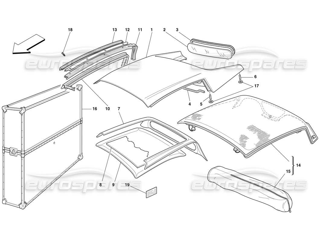 part diagram containing part number 64193100