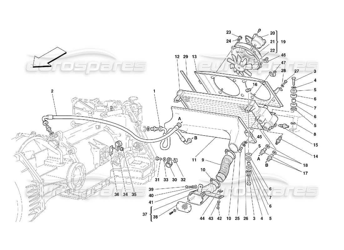 part diagram containing part number 65467600