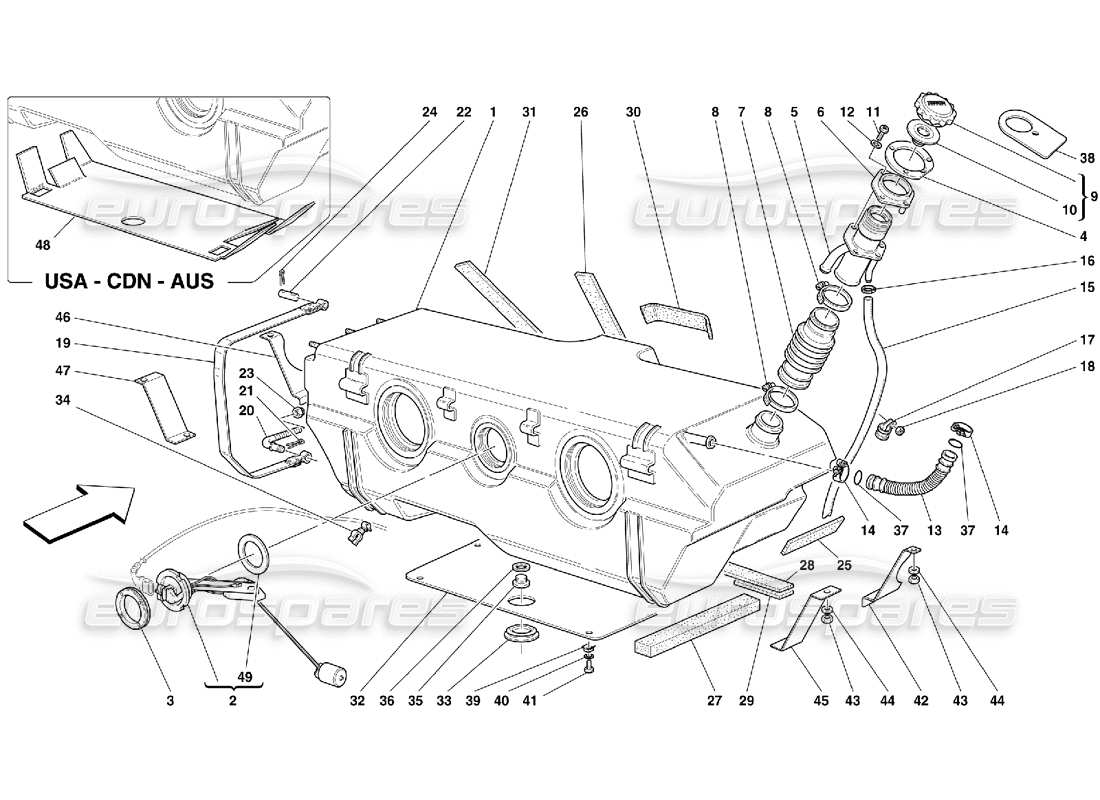 part diagram containing part number 142106