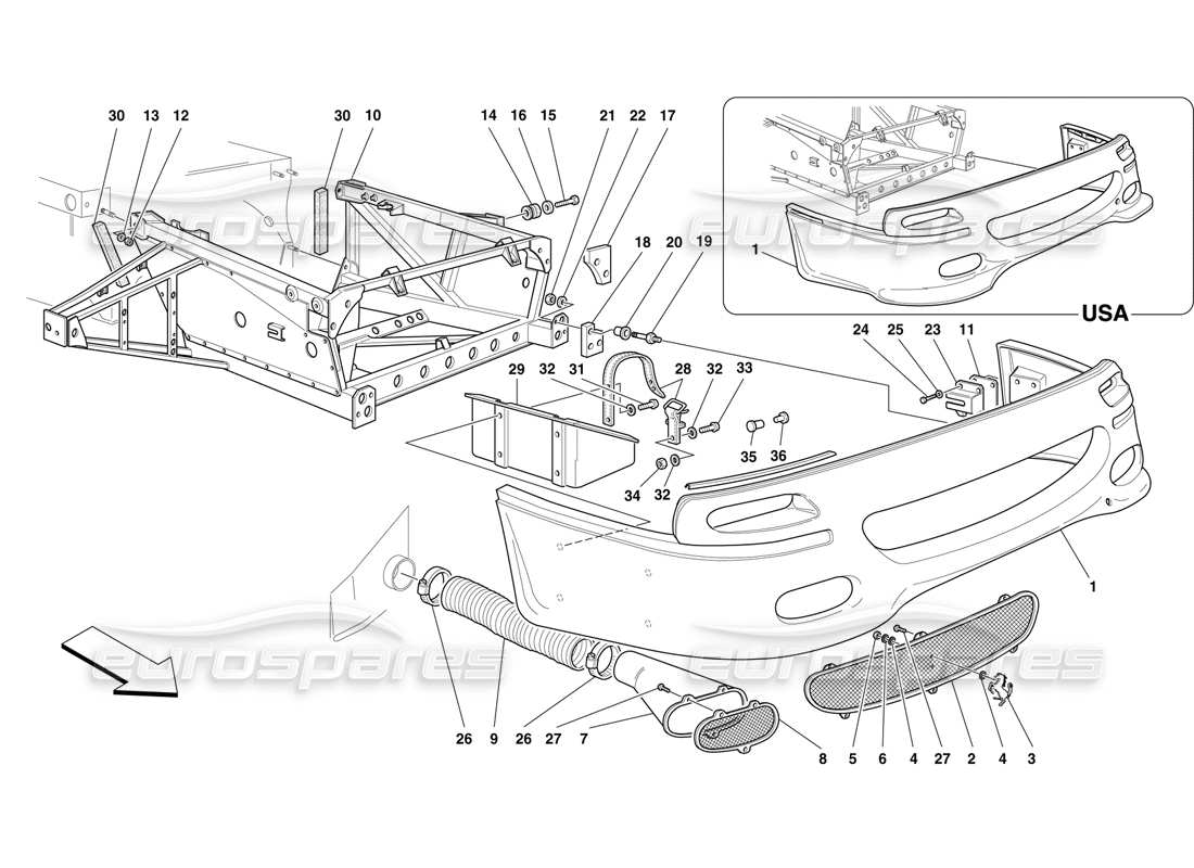 part diagram containing part number 65099600