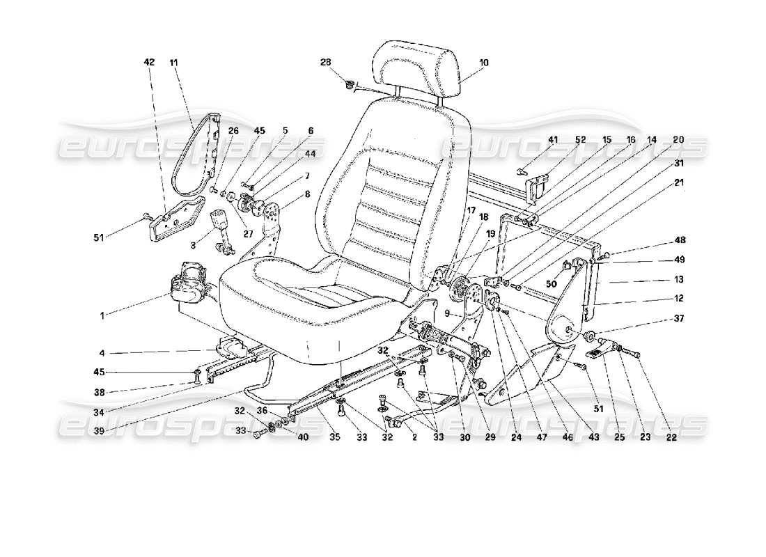 part diagram containing part number 62773500