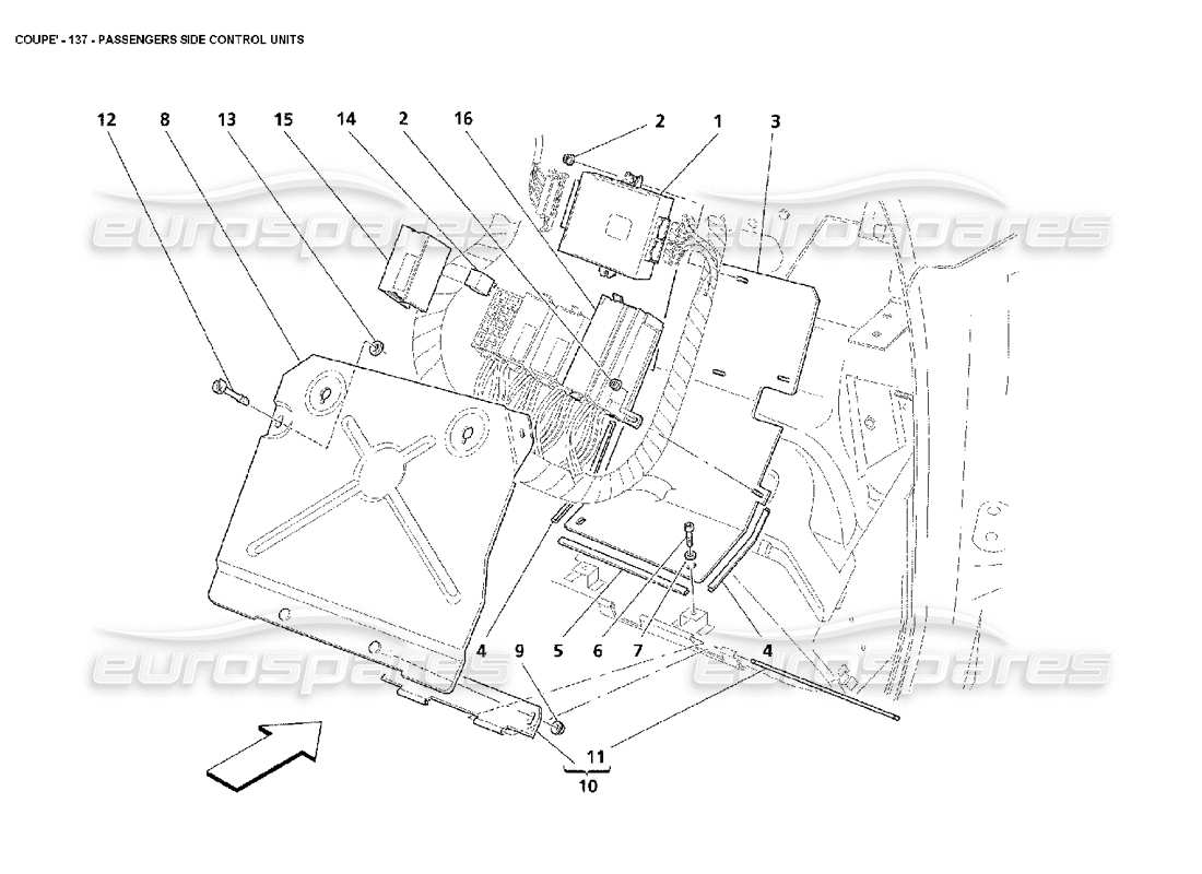 part diagram containing part number 980138227