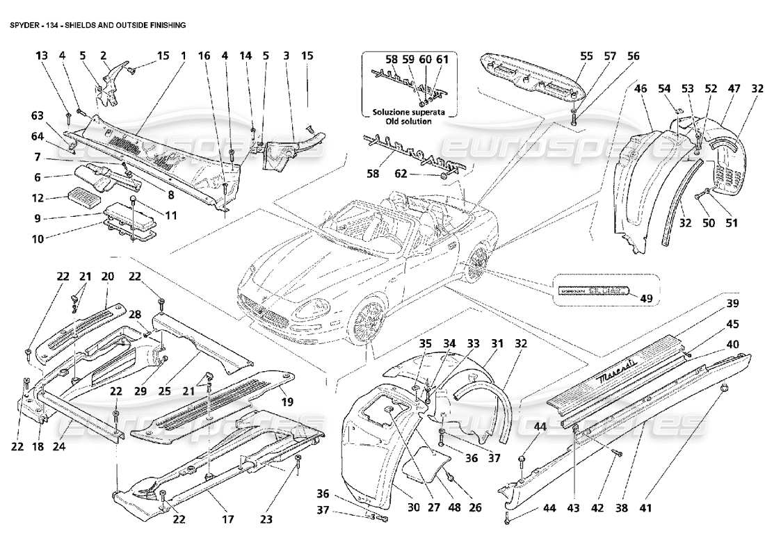 part diagram containing part number 67233000