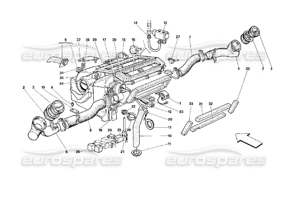 part diagram containing part number 64545800