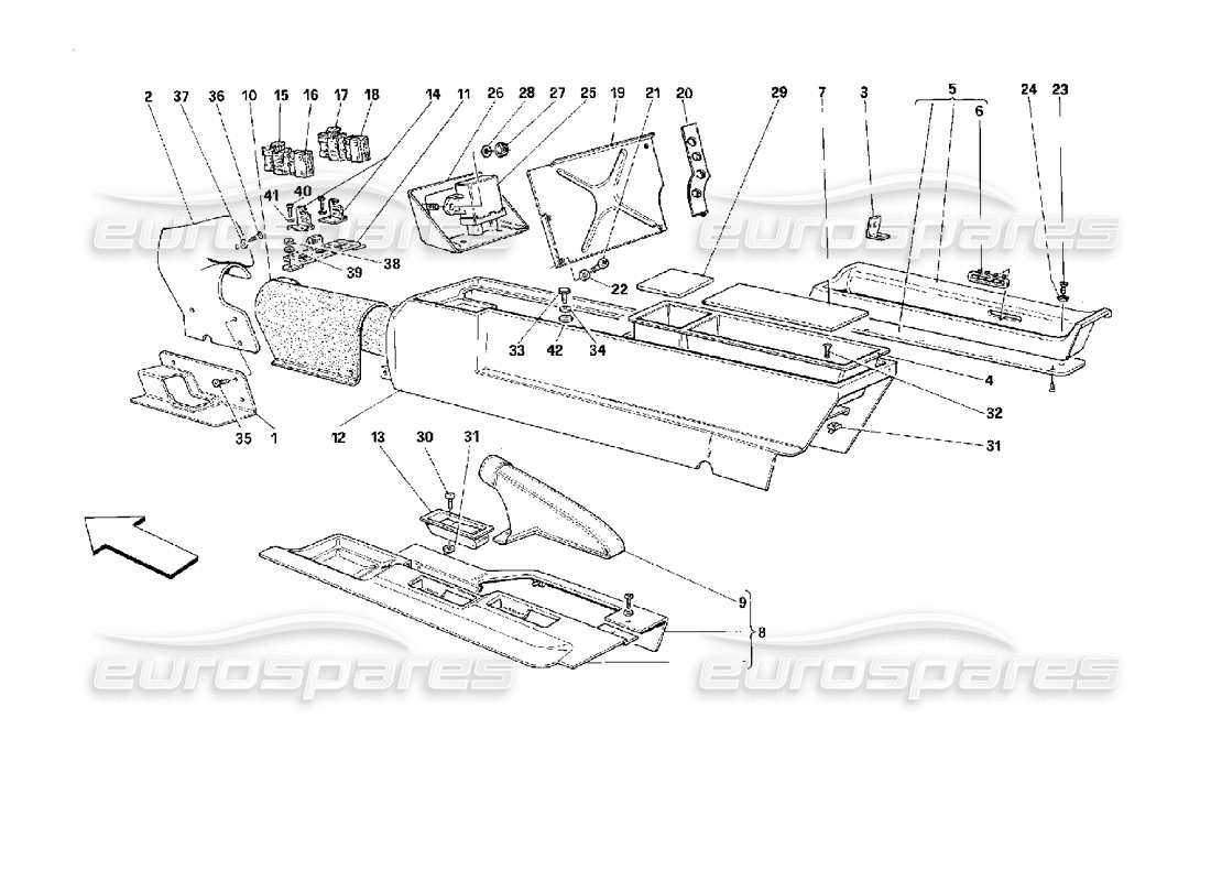 part diagram containing part number 64545700