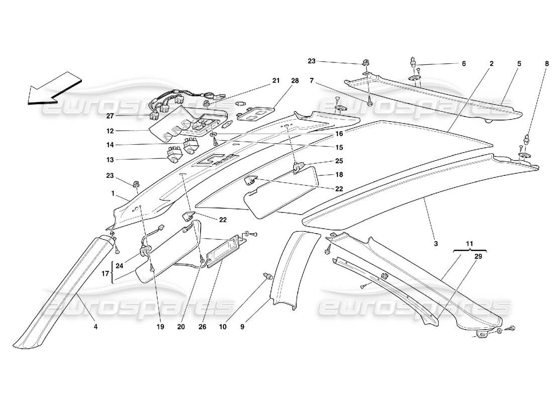 part diagram containing part number 67357890
