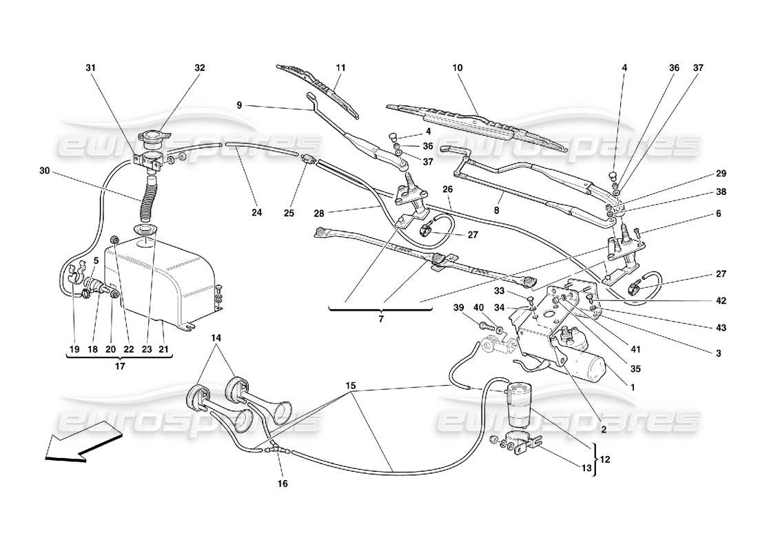 part diagram containing part number 65191000