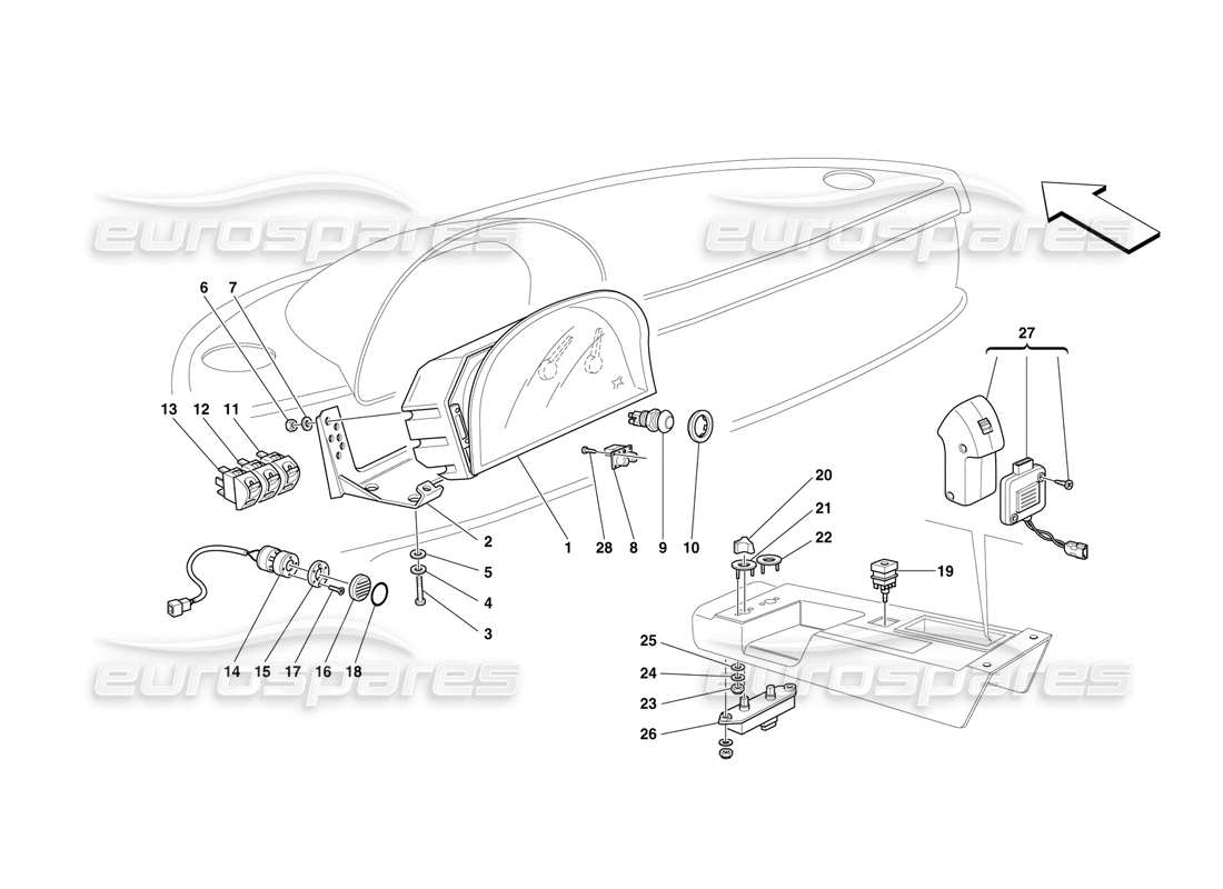 part diagram containing part number 64157900