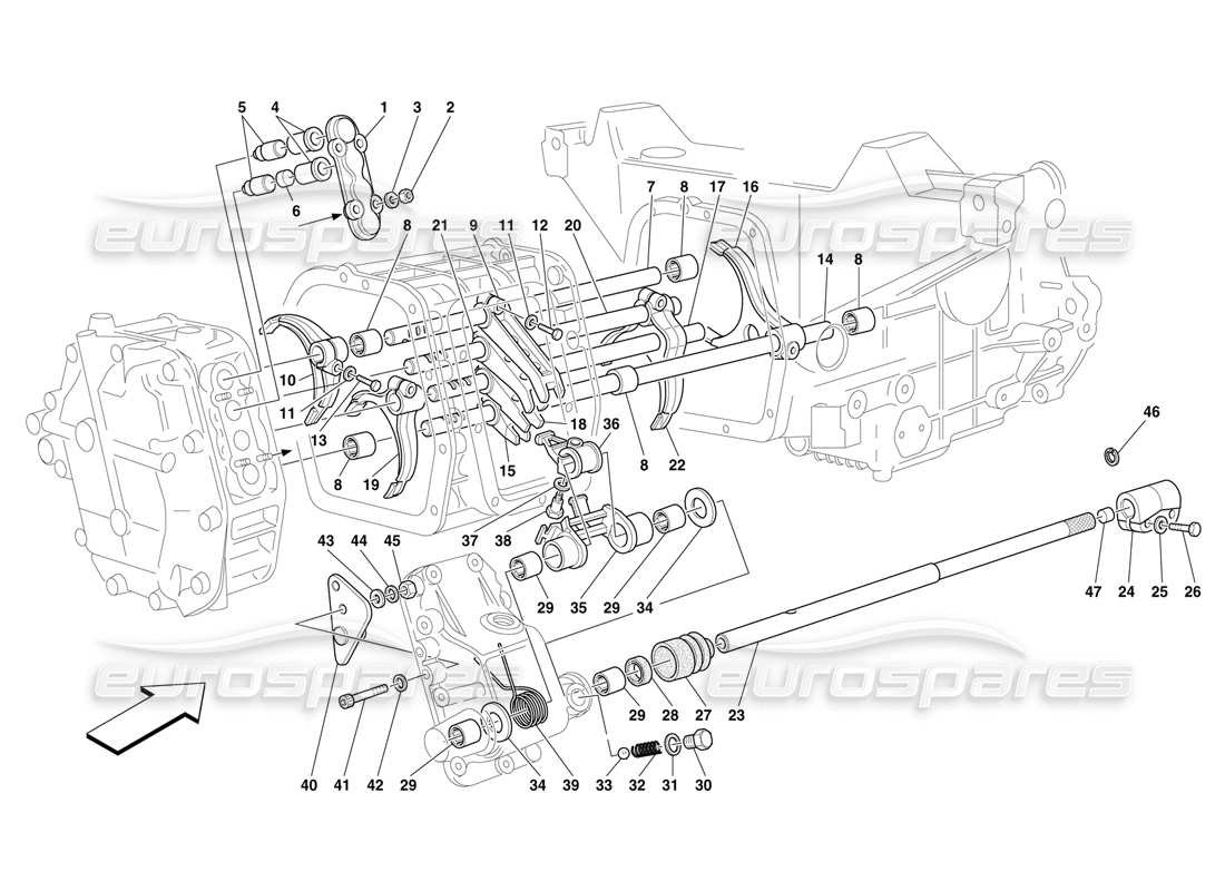 part diagram containing part number 143341