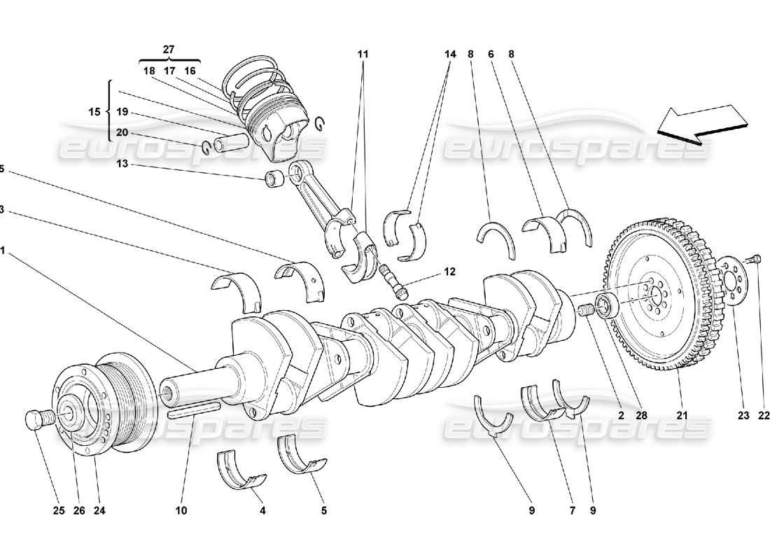 part diagram containing part number 144876