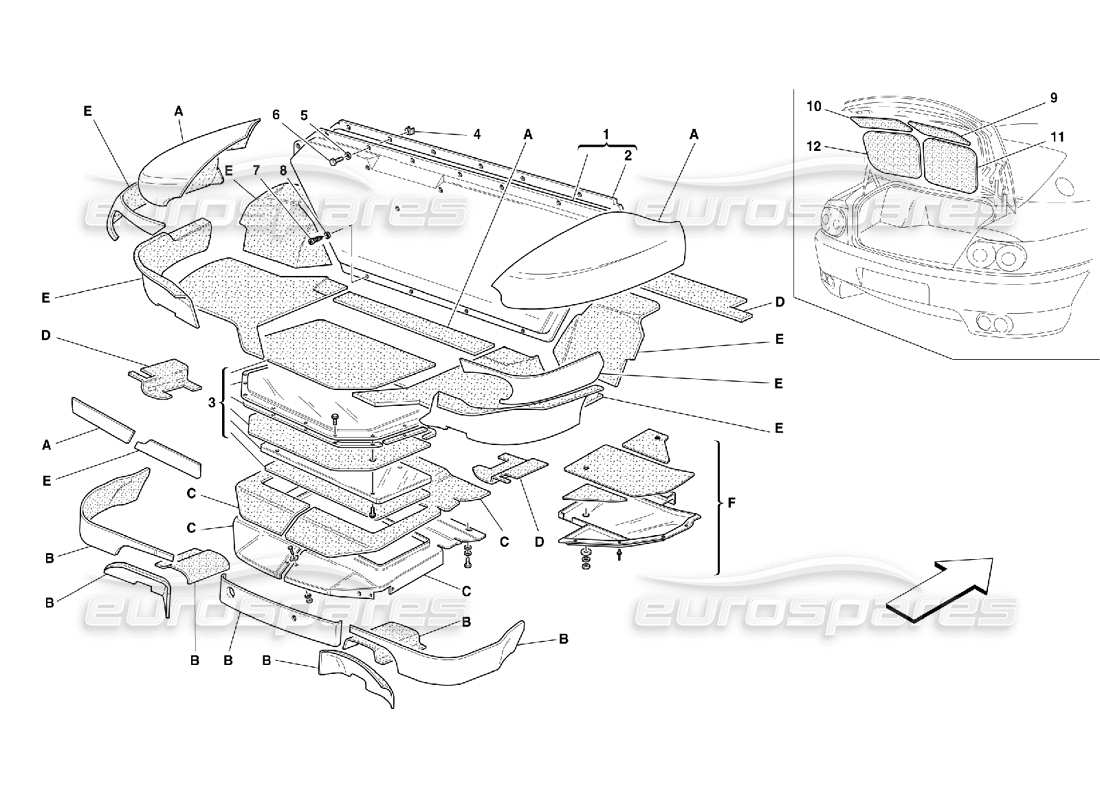 part diagram containing part number 64055000