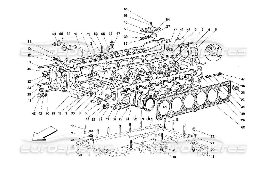 part diagram containing part number 109539