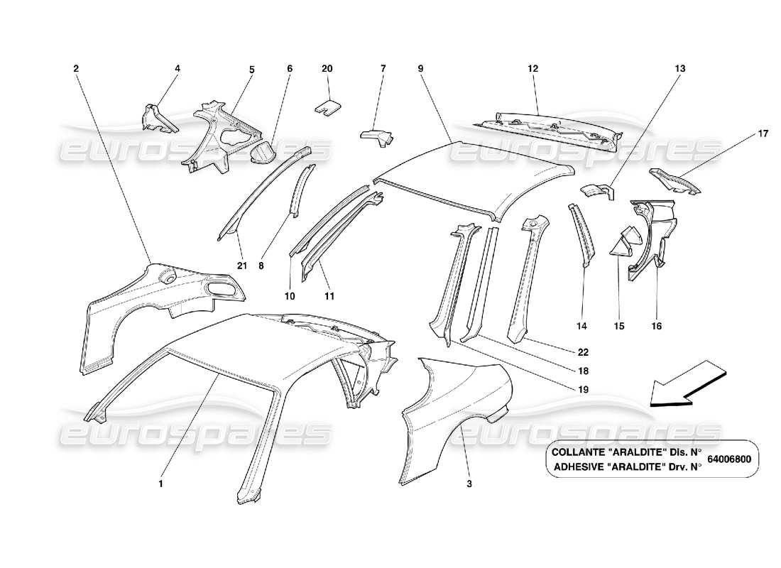 part diagram containing part number 65881900