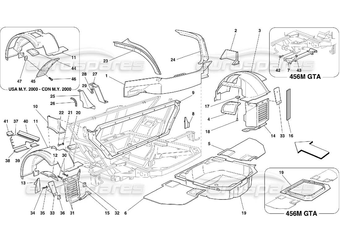 part diagram containing part number 65432100