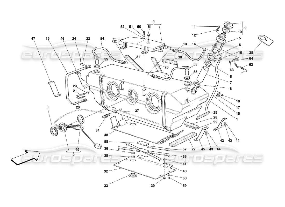 part diagram containing part number 154556