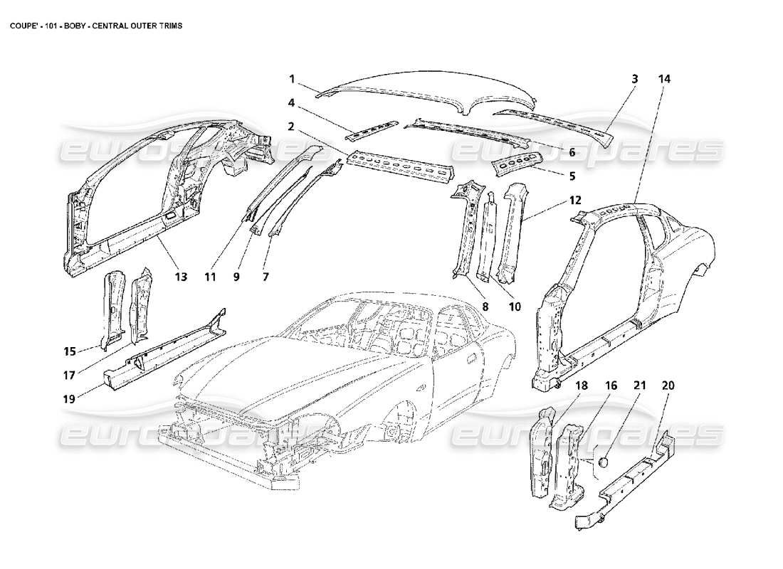 part diagram containing part number 66055500