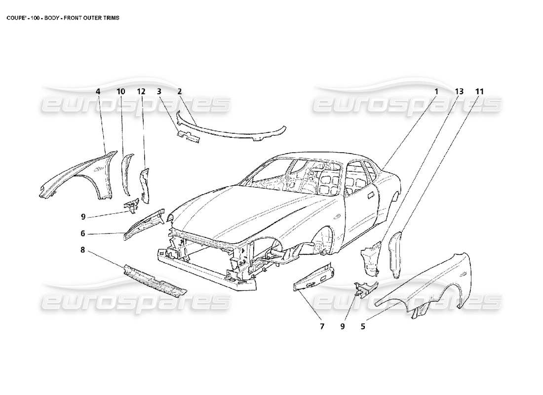 part diagram containing part number 67236300