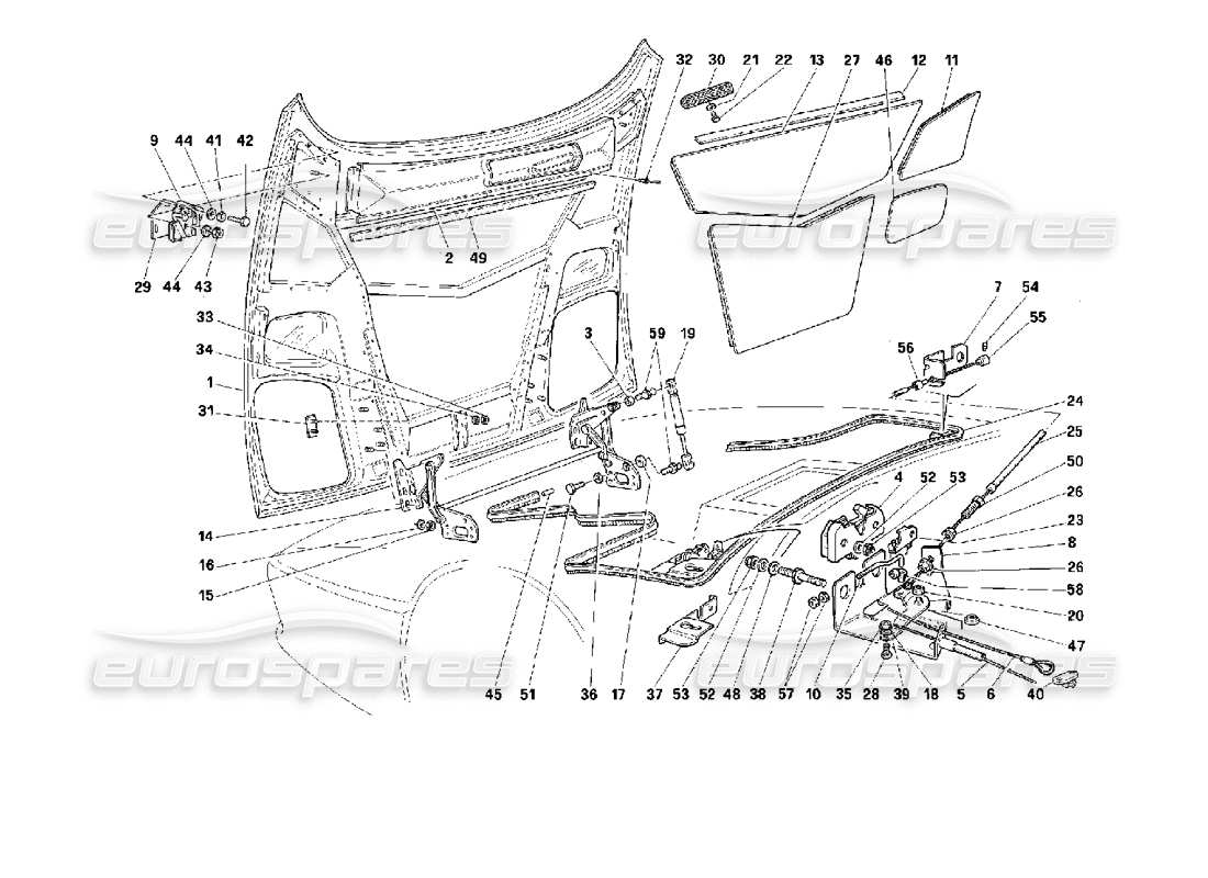 part diagram containing part number 64454300