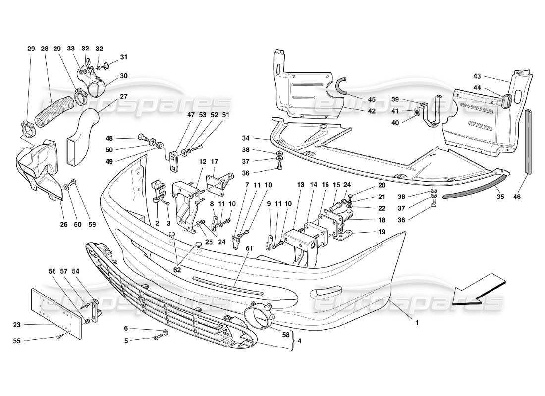 part diagram containing part number 65840000