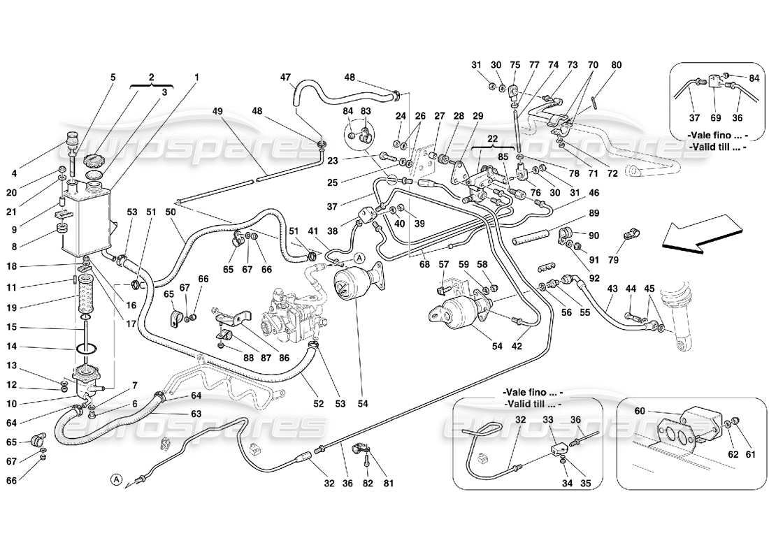 a part diagram from the ferrari 456 parts catalogue