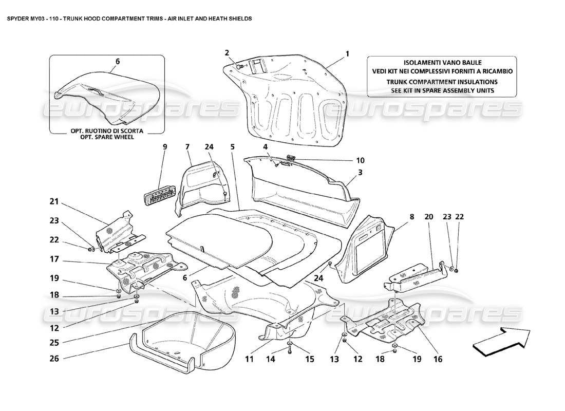 part diagram containing part number 66585300