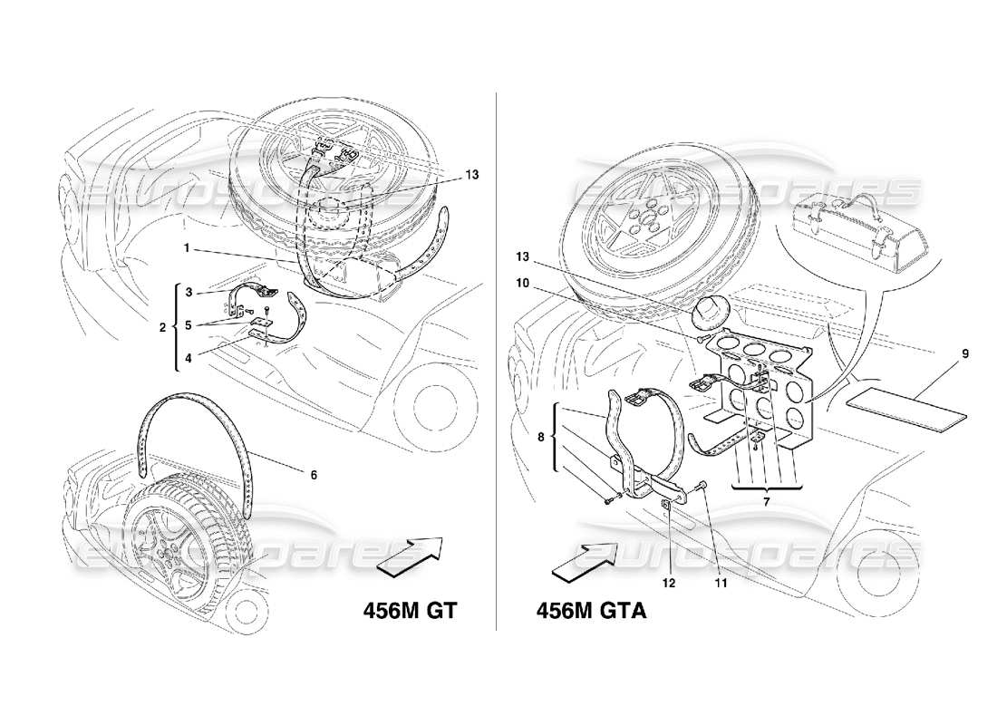 part diagram containing part number 65865500