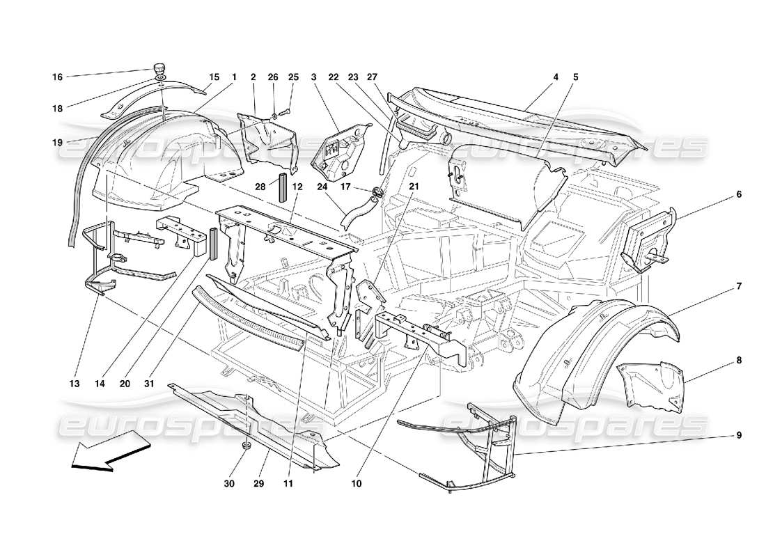 part diagram containing part number 179534