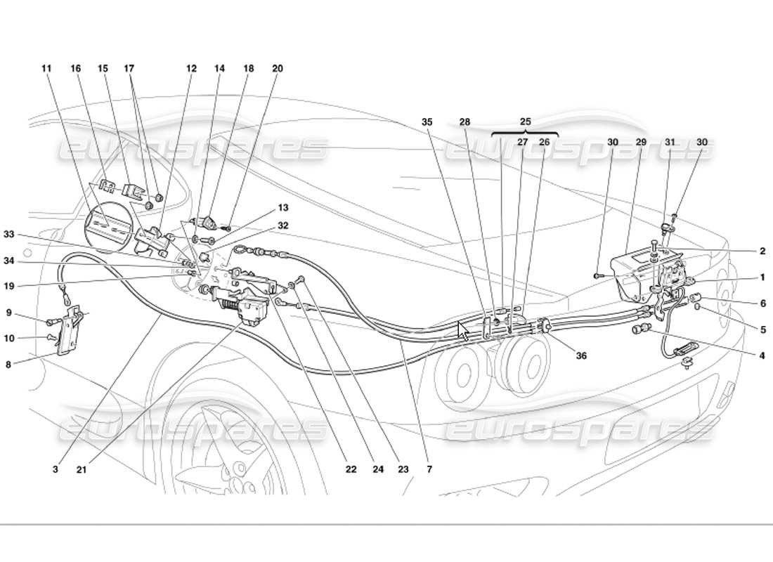 part diagram containing part number 65852000