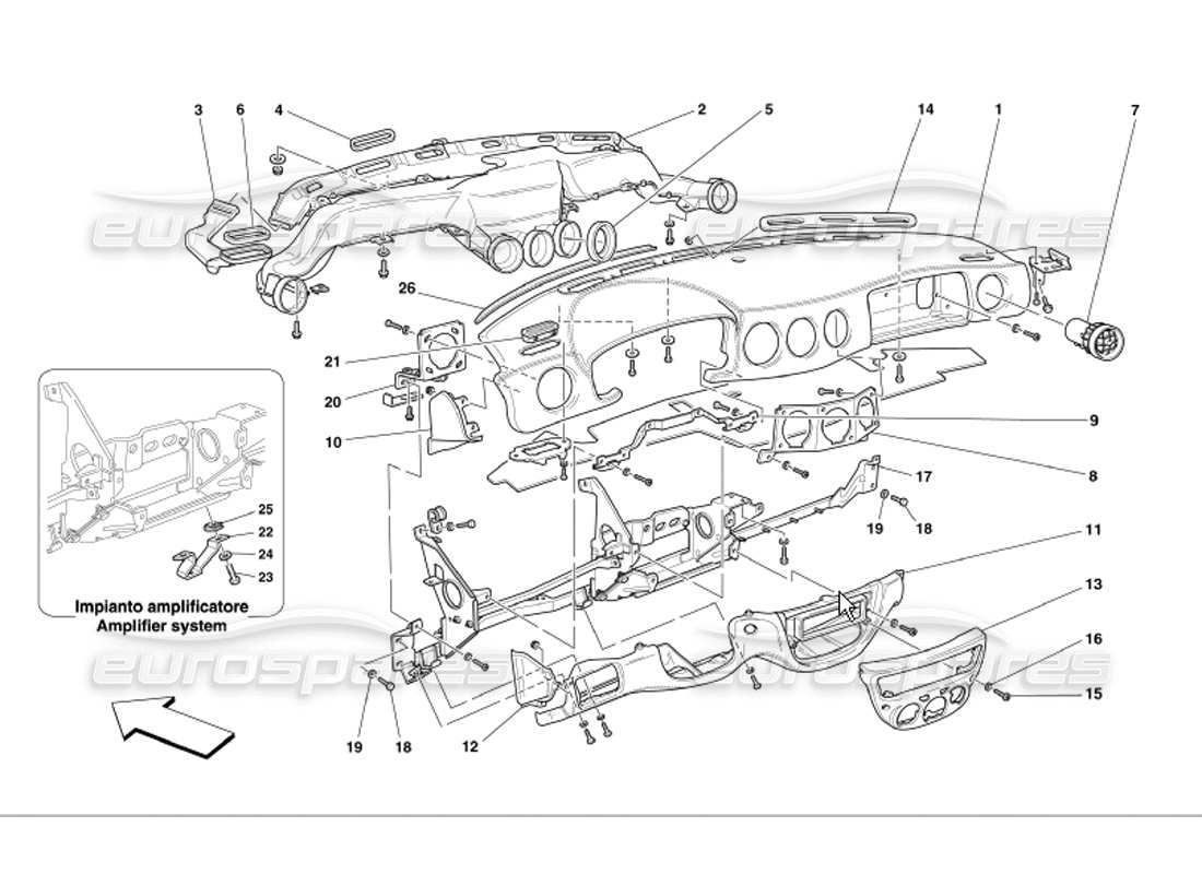 part diagram containing part number 65132600