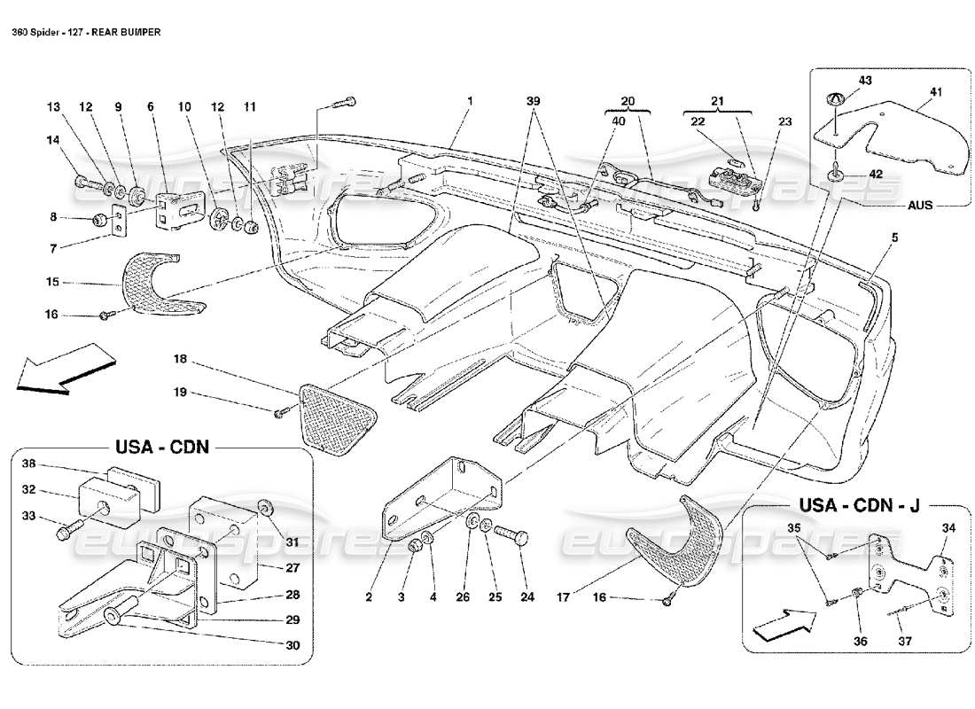 part diagram containing part number 64852810