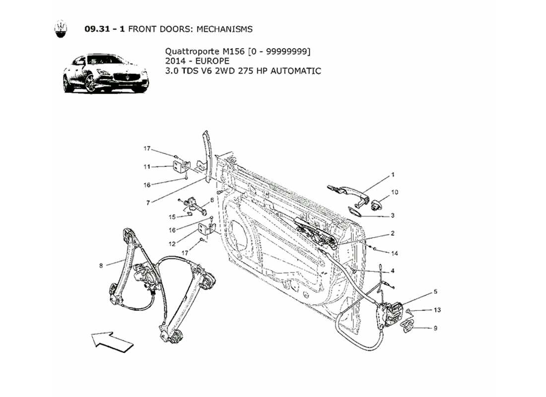 part diagram containing part number 670009815