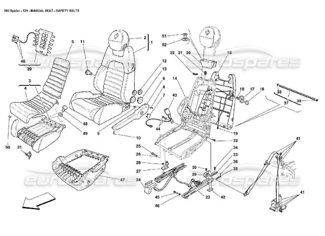 part diagram containing part number 65922100