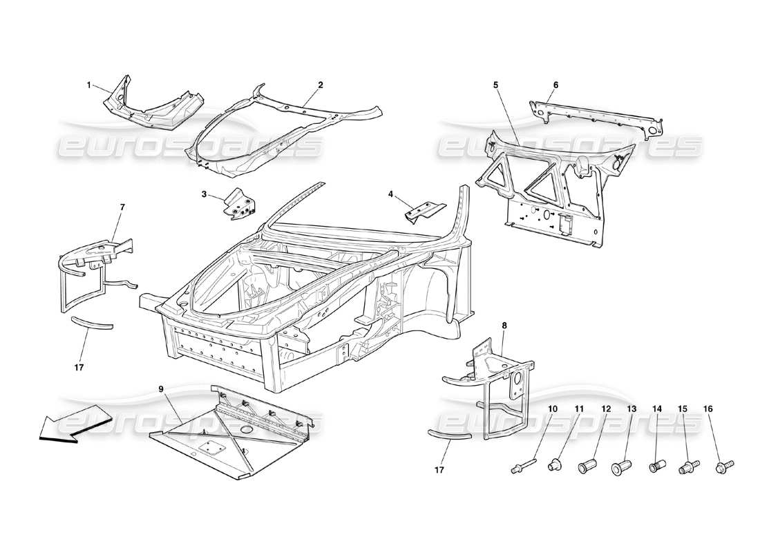 part diagram containing part number 65317300