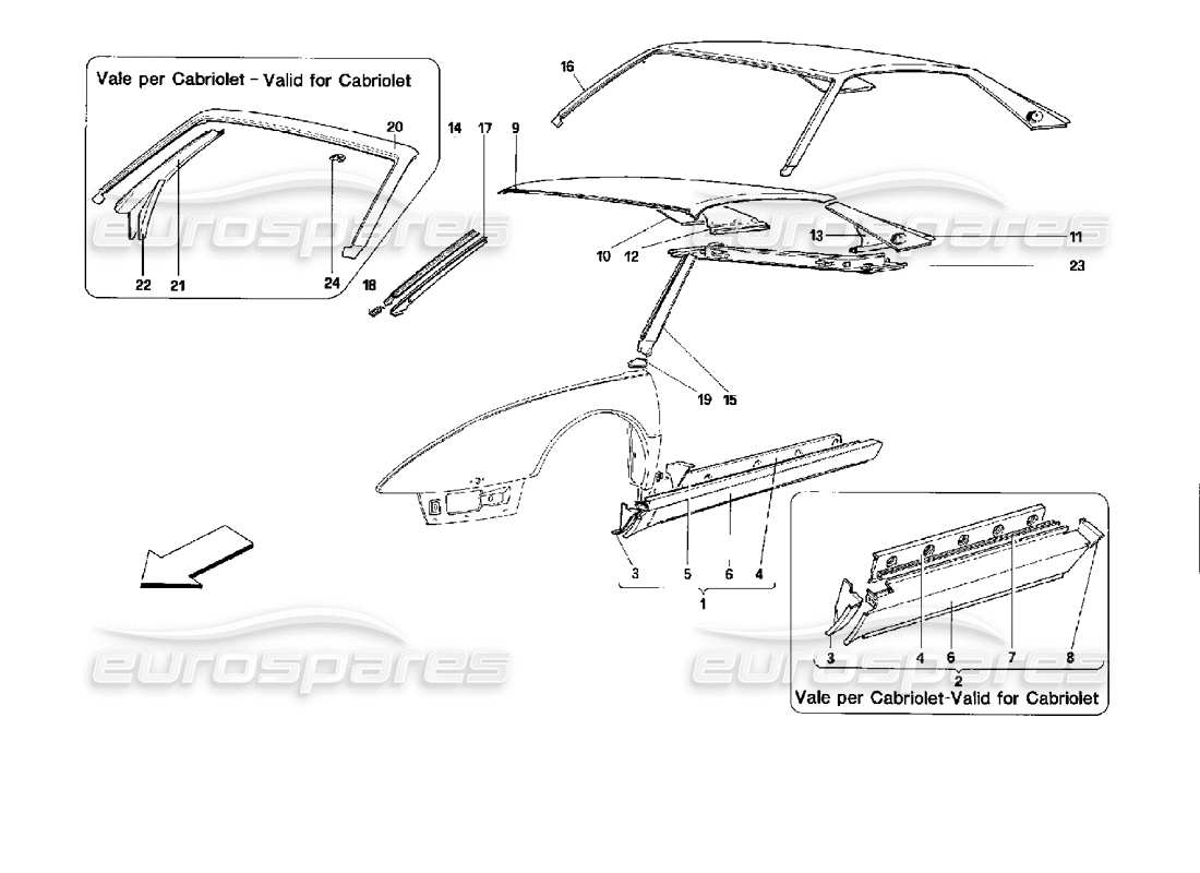 part diagram containing part number 62528600