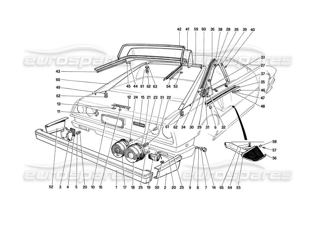 part diagram containing part number 60664300