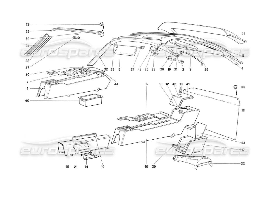 part diagram containing part number 62353600