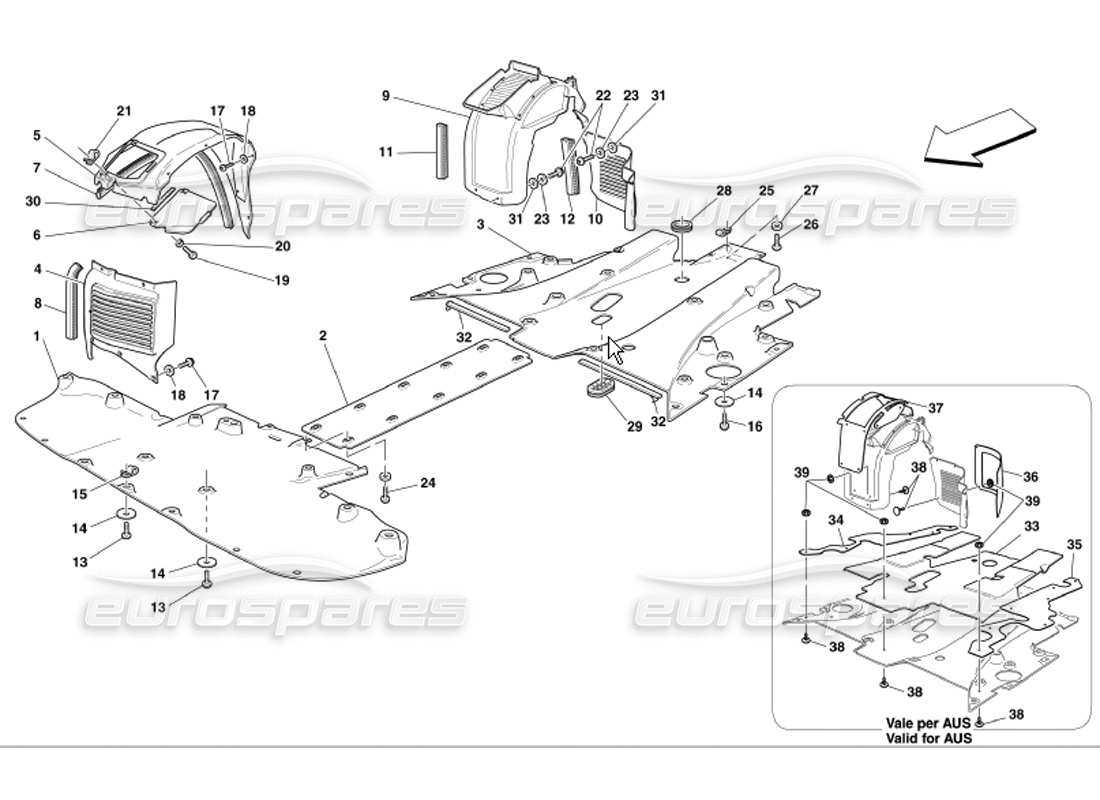 part diagram containing part number 68456500