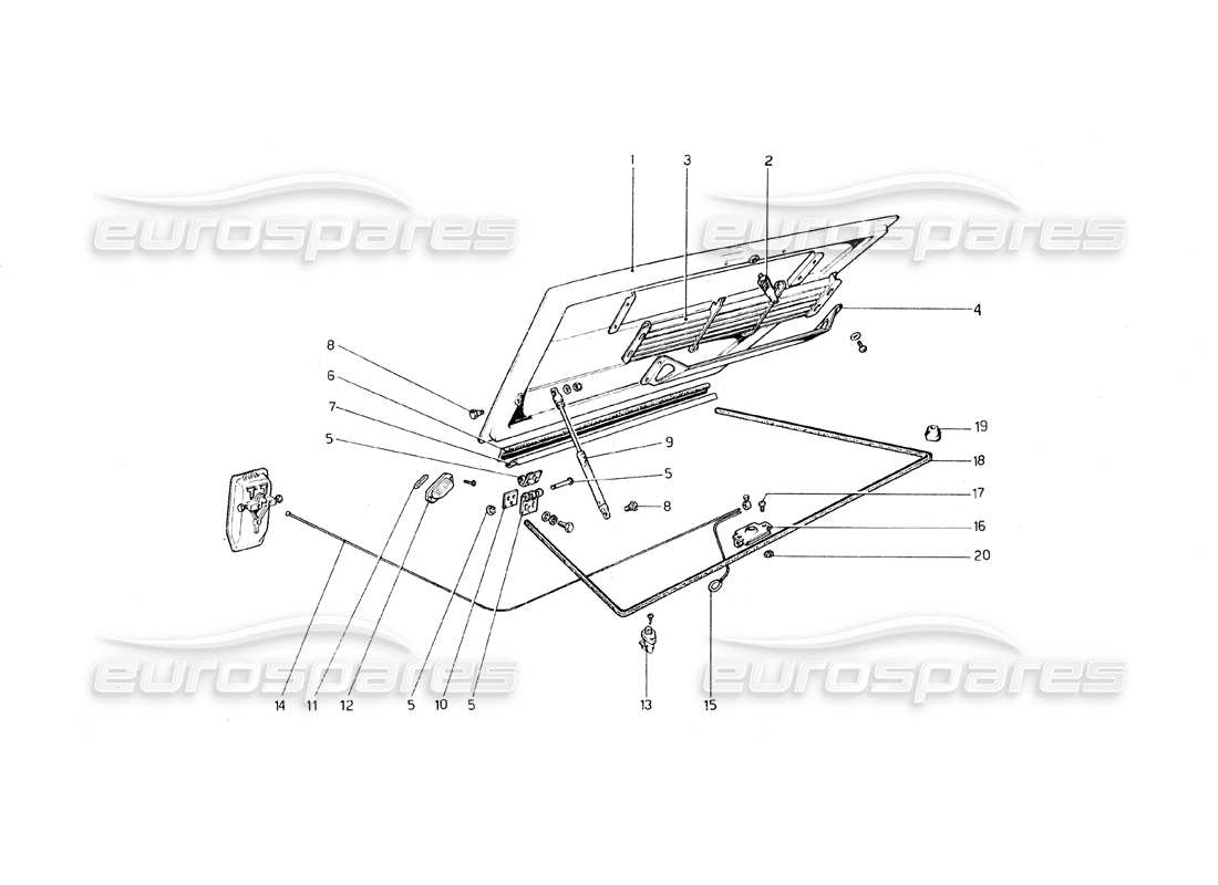 part diagram containing part number 40148009