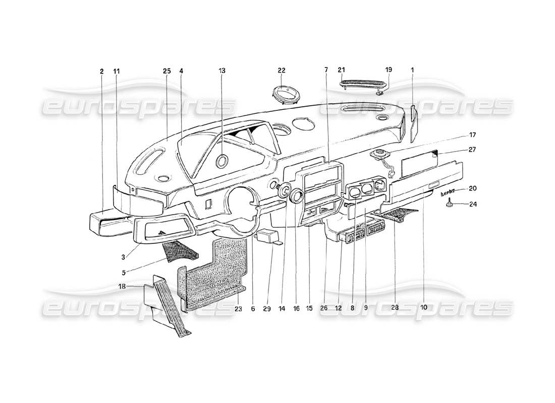 part diagram containing part number 61995600