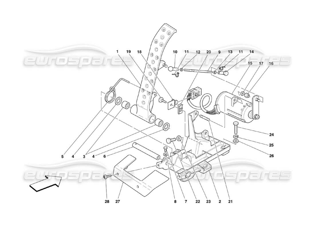 part diagram containing part number 65711900