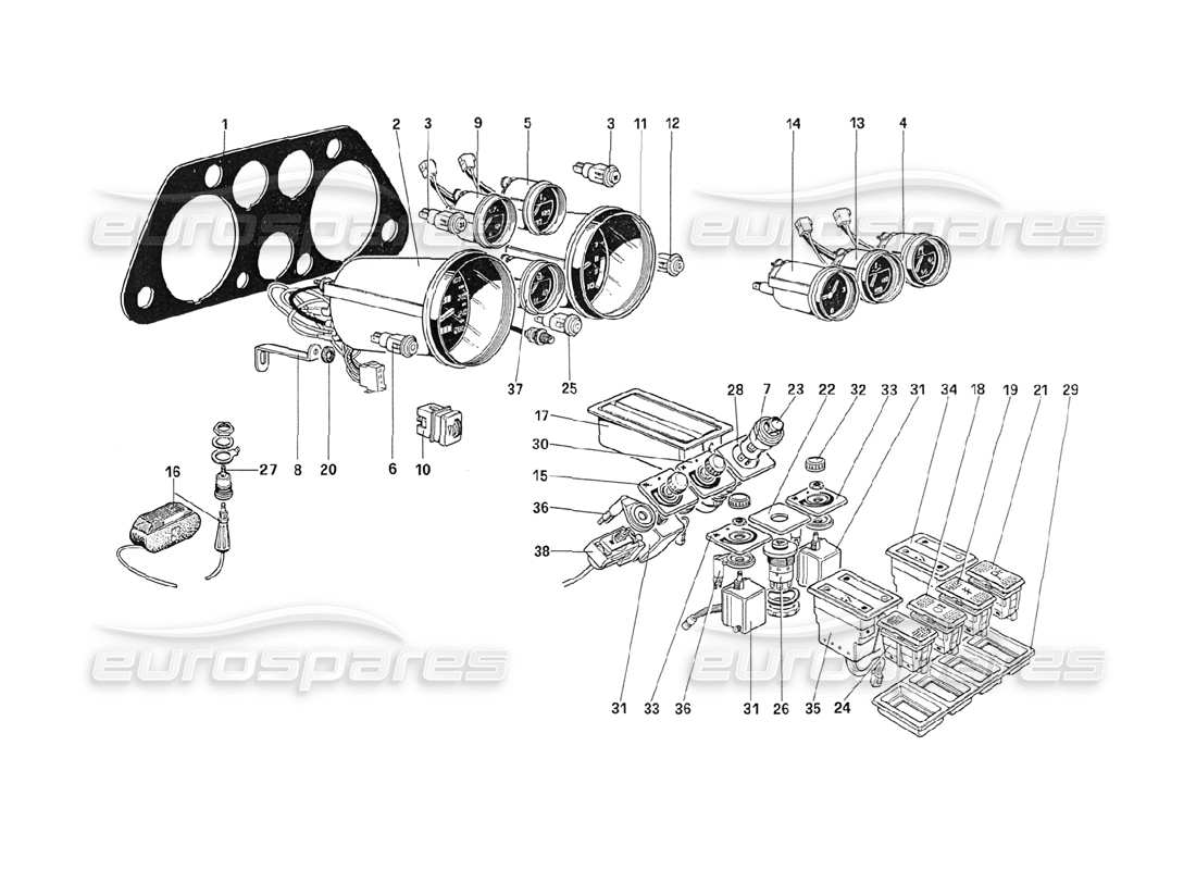 part diagram containing part number 61838900