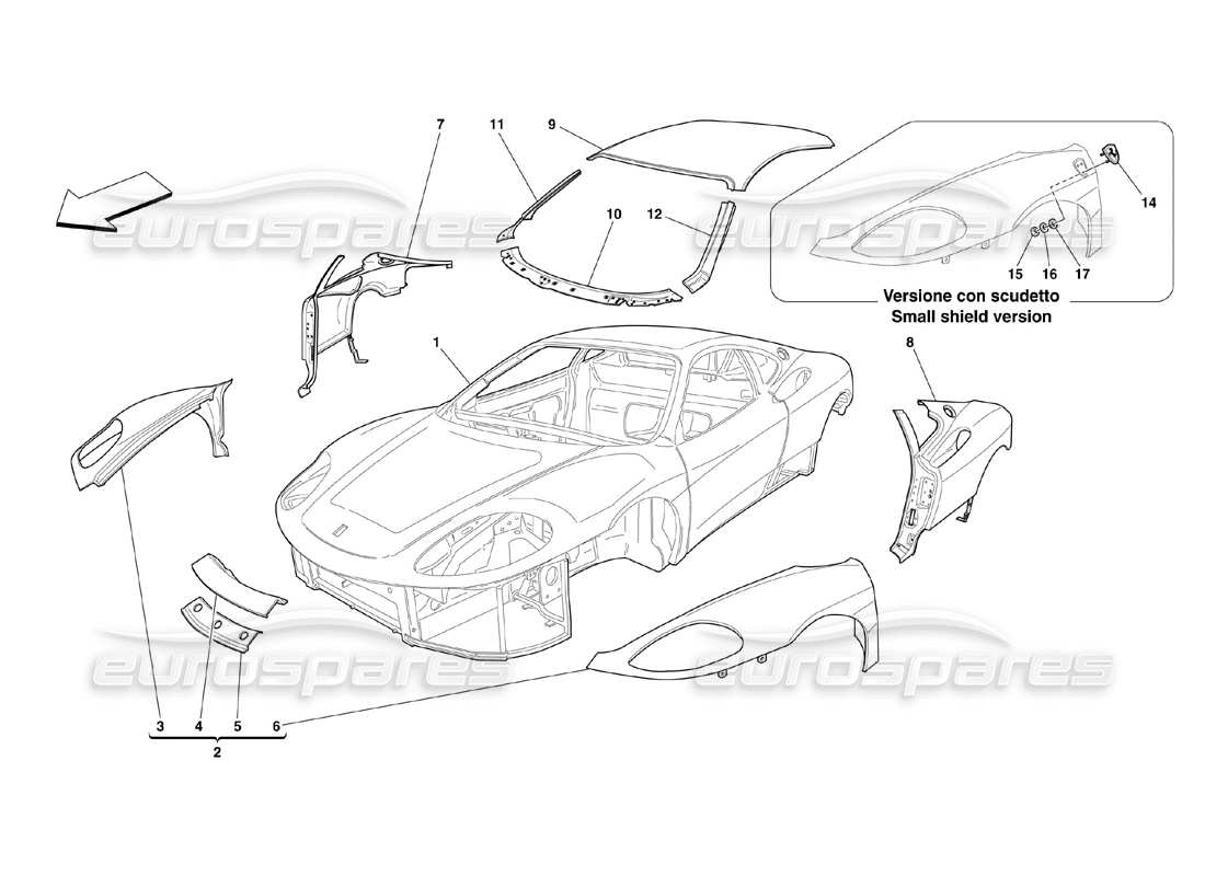 part diagram containing part number 66143911