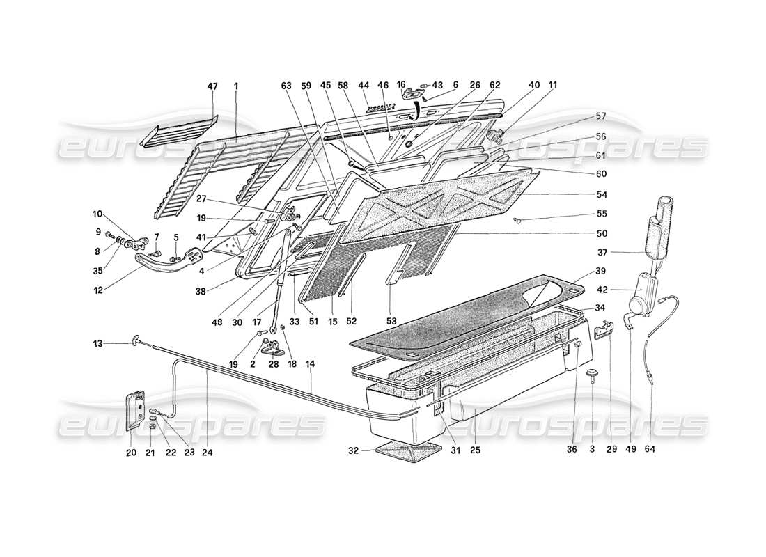 part diagram containing part number 61901300