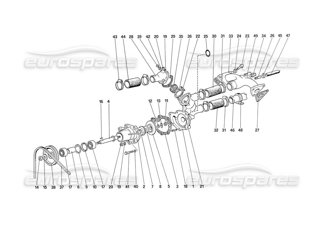 part diagram containing part number 127287