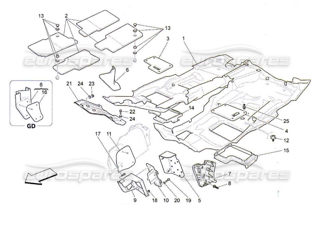 part diagram containing part number 67728600