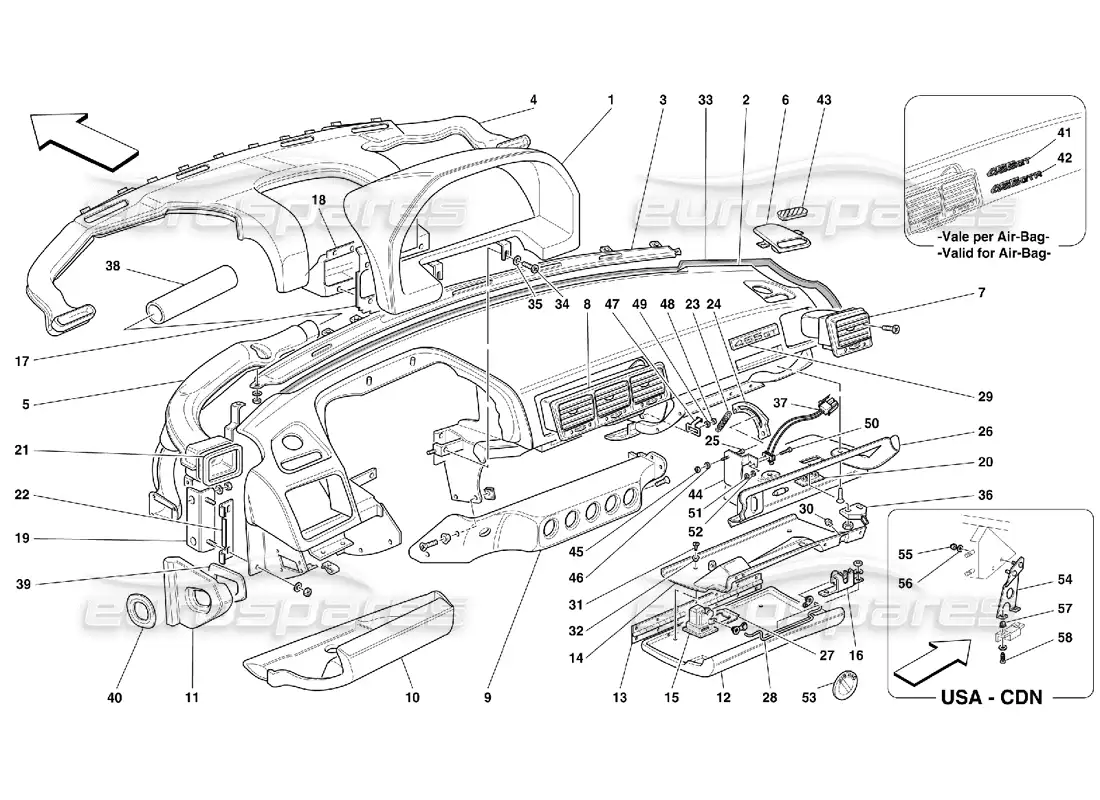 part diagram containing part number 658449..