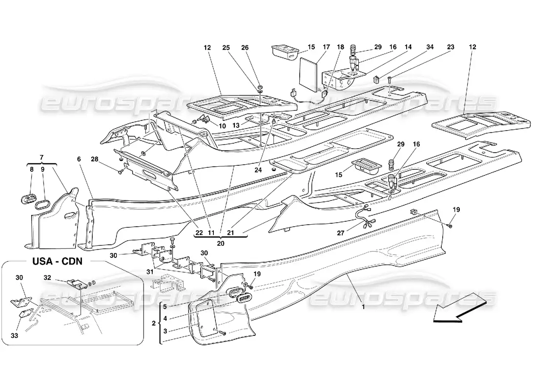 part diagram containing part number 642674..