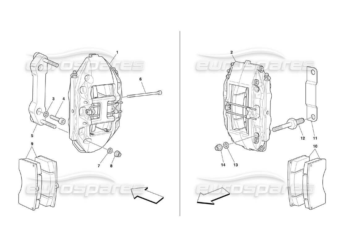 a part diagram from the ferrari 360 parts catalogue