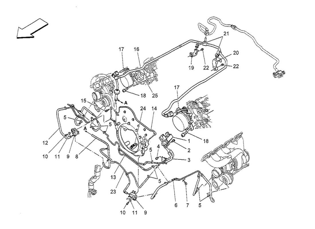 part diagram containing part number 13125070