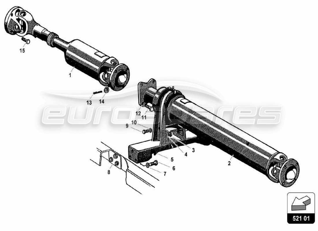 part diagram containing part number ta-01181